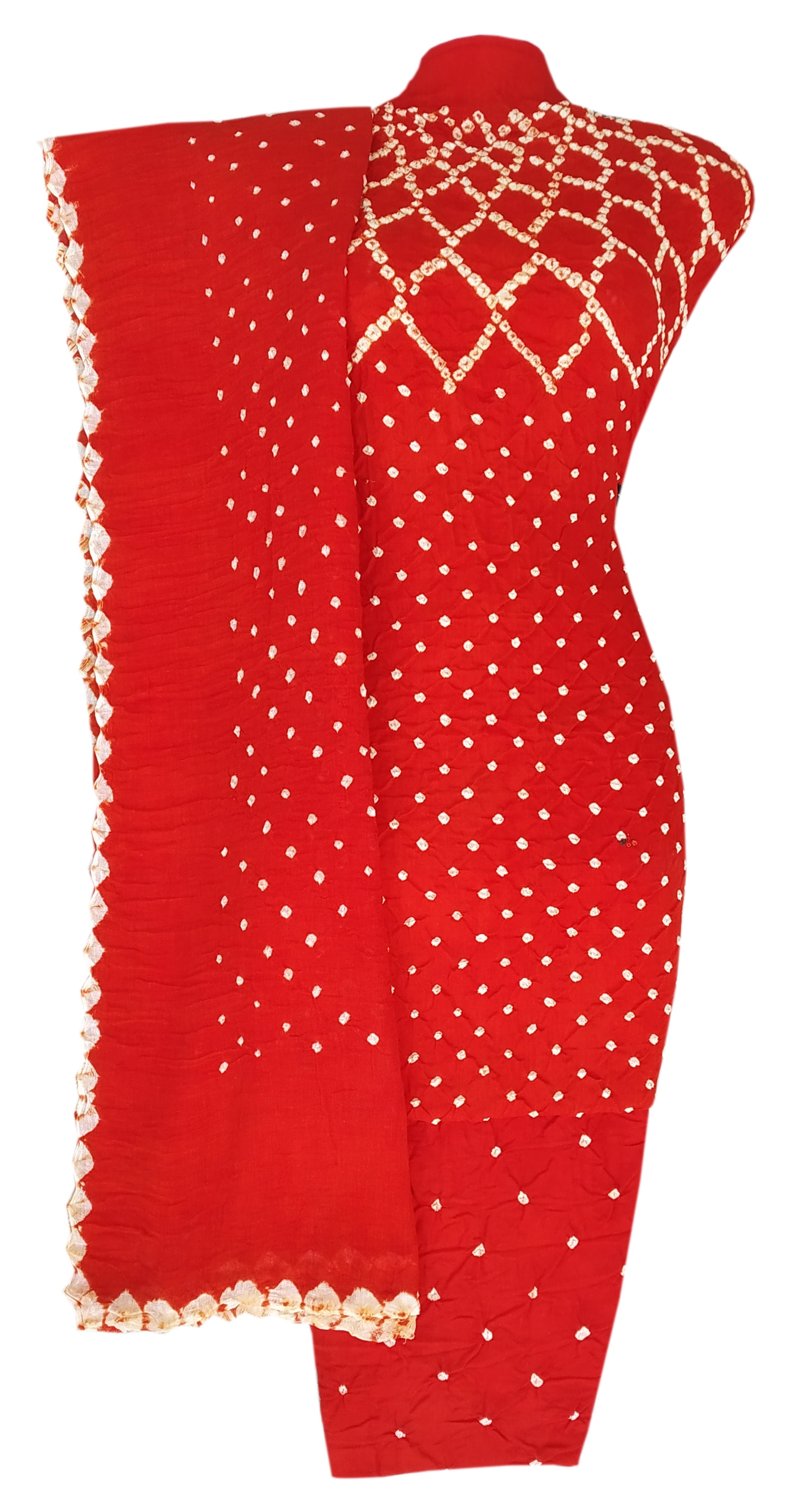Orange Bandhani Dress - AHVAN Handicrafts