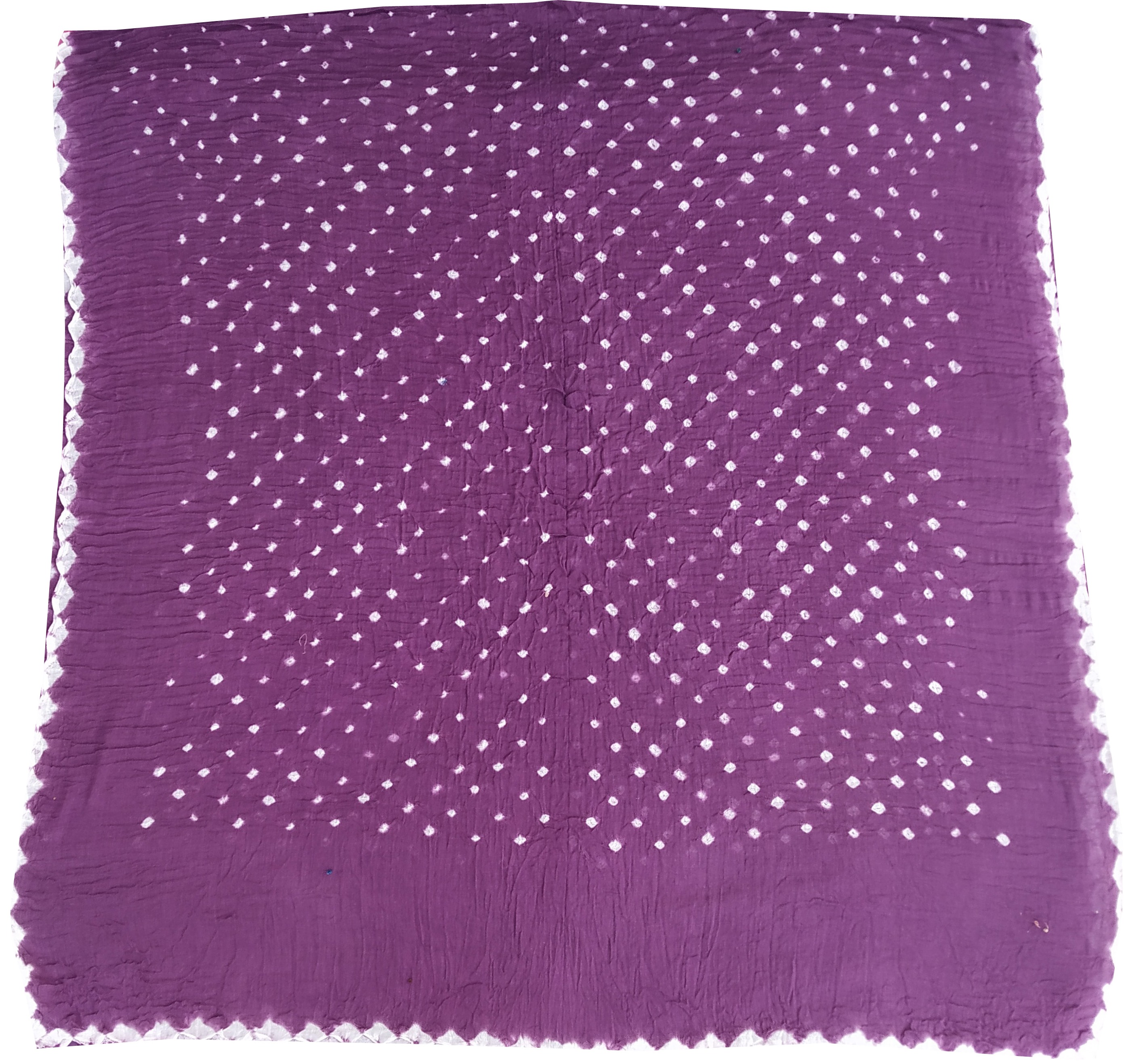 Dark Purple Bandhani Dress - AHVAN Handicrafts