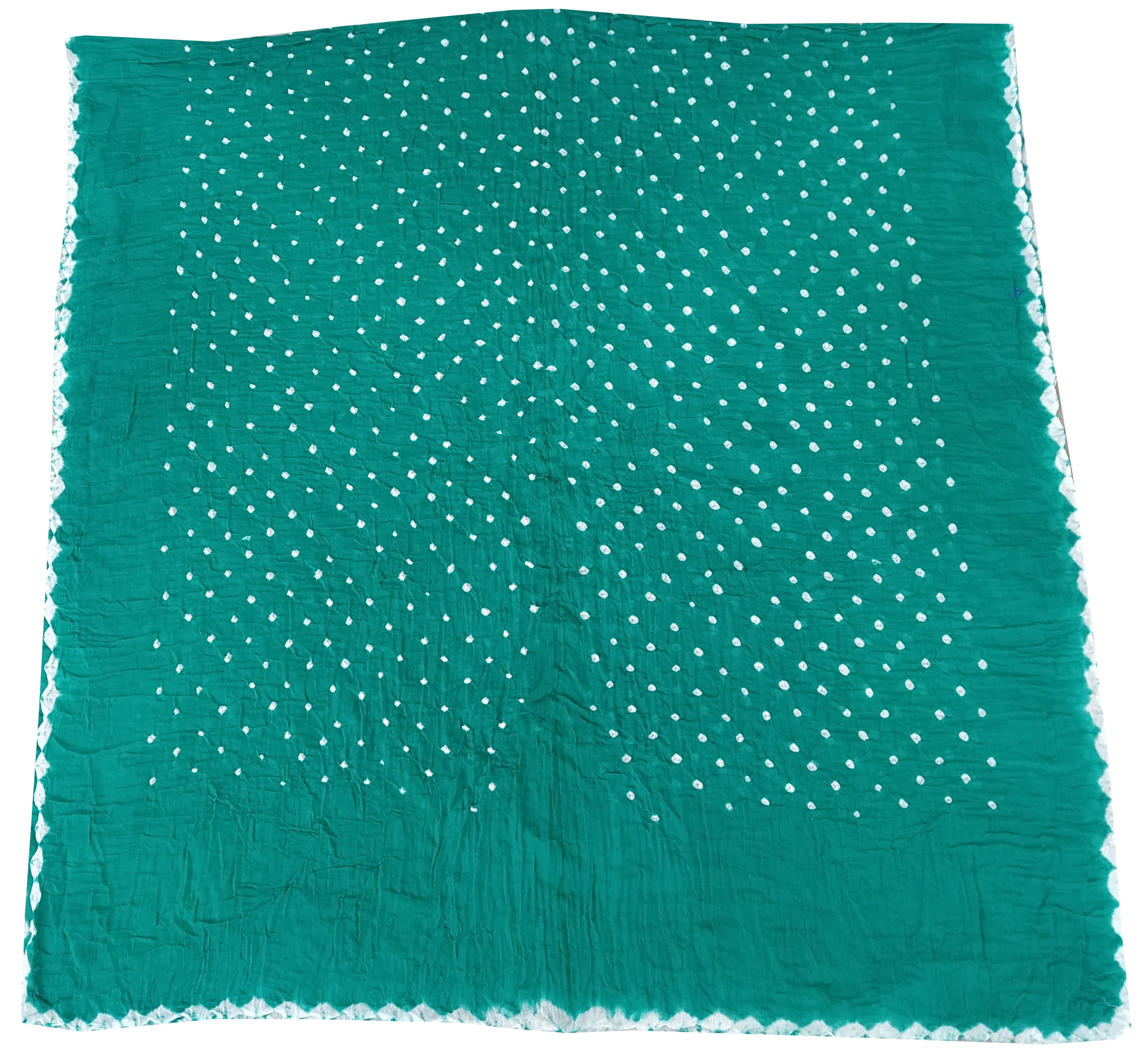 Light Green Bandhani Dress - AHVAN Handicrafts