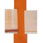 Ajrakh Dress Handloom Cotton Material for Women : Orange | AJ01