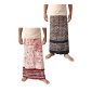 Lungi for Men Cotton Wax Batik Handloom : Maroon & Brown | Set of 2 | L39